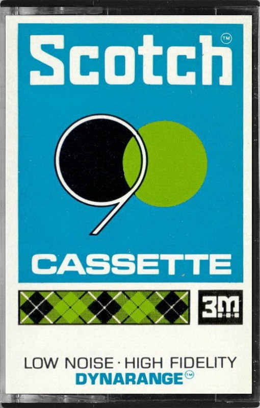 Compact Cassette Scotch Dynarange 90 Type I Normal 1971 Europe