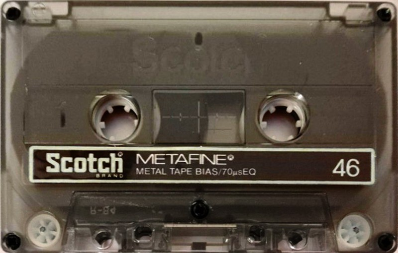 Compact Cassette Scotch Metafine 46 Type IV Metal 1981 USA