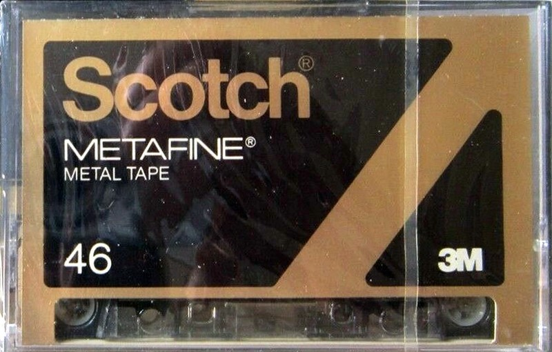 Compact Cassette Scotch Metafine 46 Type IV Metal 1981 USA