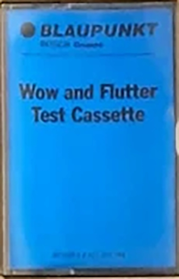 Compact Cassette Blaupunkt "Wow and Future" Test Cassette 1988 Europe