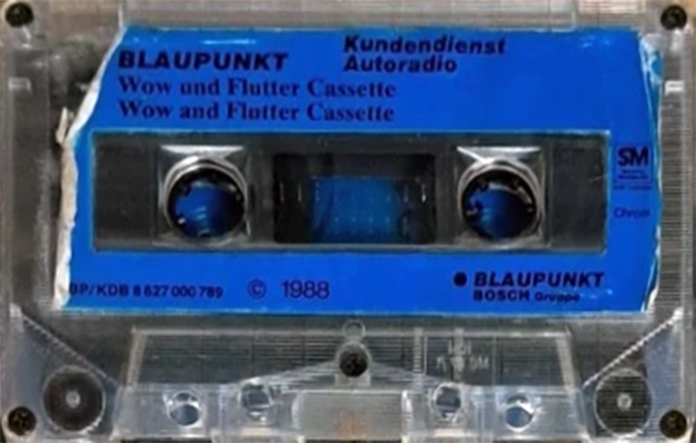 Compact Cassette Blaupunkt "Wow and Future" Test Cassette 1988 Europe