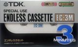 Compact Cassette TDK EC Endless 3 "EC-3MA" Endless Cassette 1993 Japan