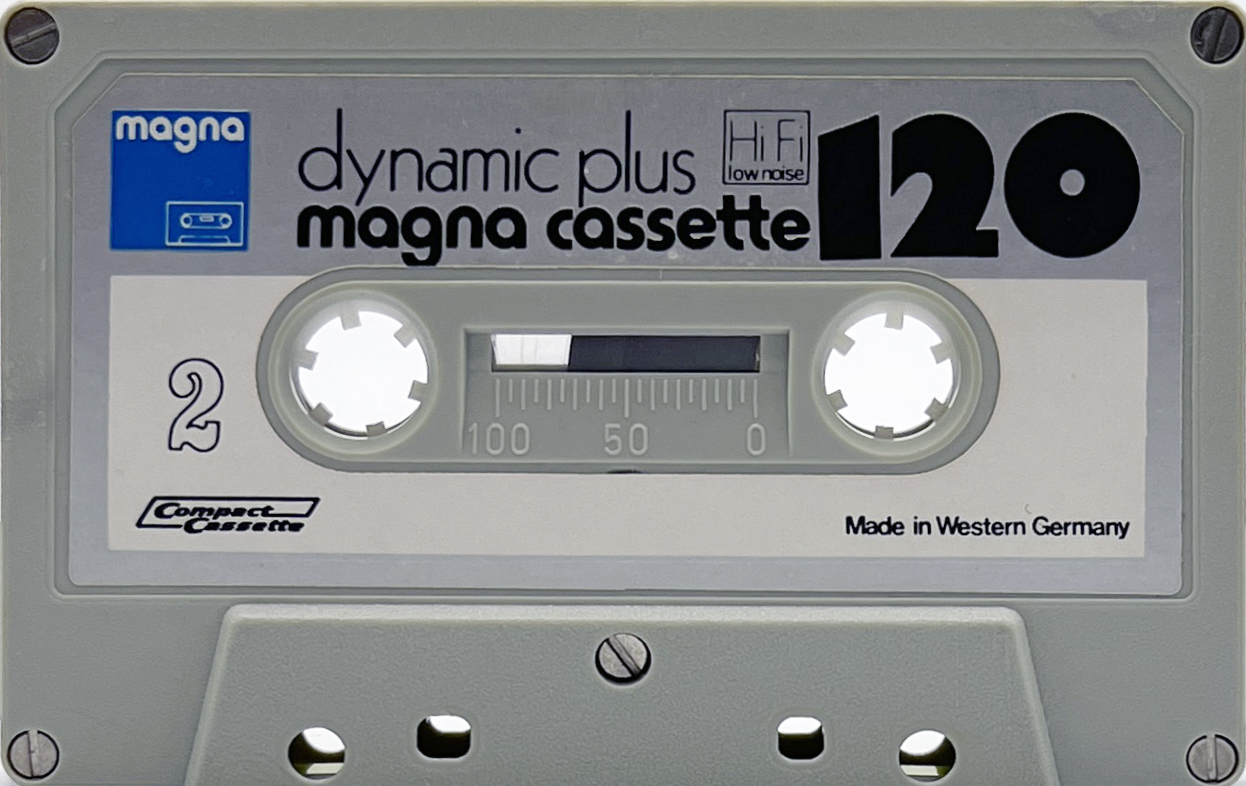Compact Cassette Magna Dynamic Plus 120 Type I Normal 1978 Europe