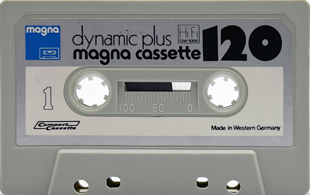 Compact Cassette Magna Dynamic Plus 120 Type I Normal 1978 Europe