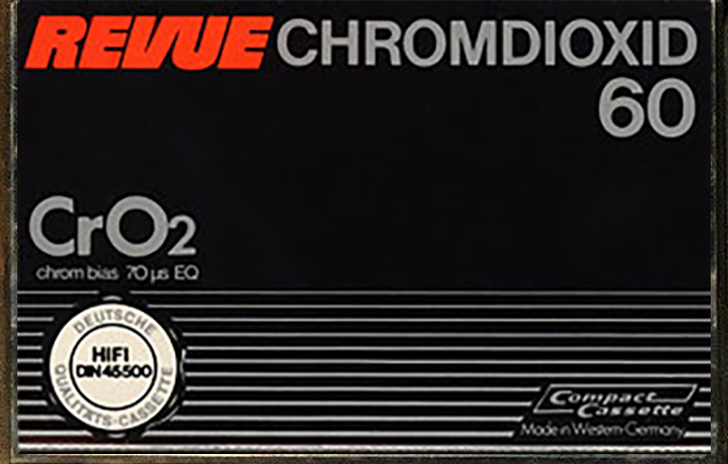 Compact Cassette Revue 60 Type II Chrome 1982 Europe