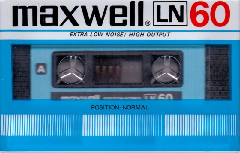 Compact Cassette: Unknown Maxwell -  60