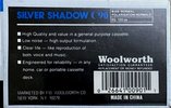 Compact Cassette Woolworths 90 "Silver Shadow" Type I Normal USA