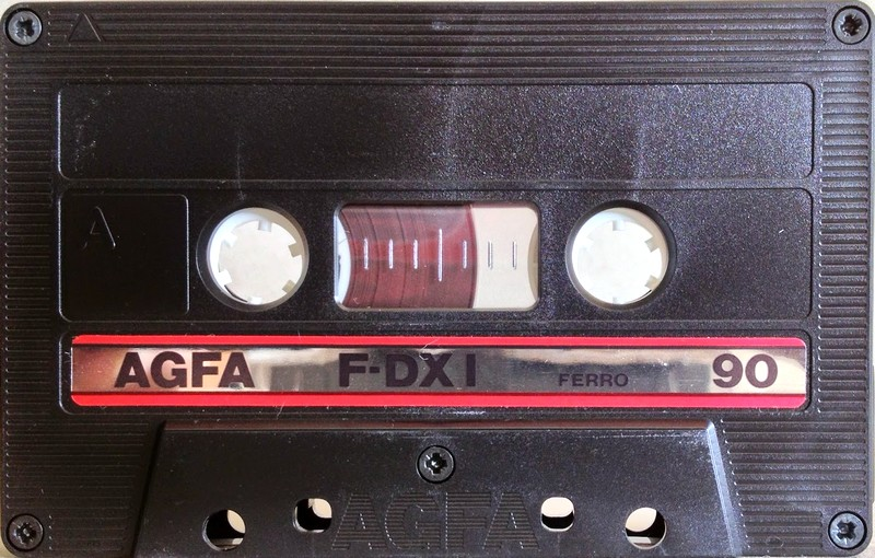 Compact Cassette AGFA F-DX I 90 Type I Normal 1987 Europe