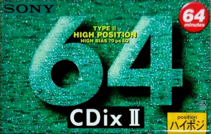 Compact Cassette: Sony  - CDix II 64