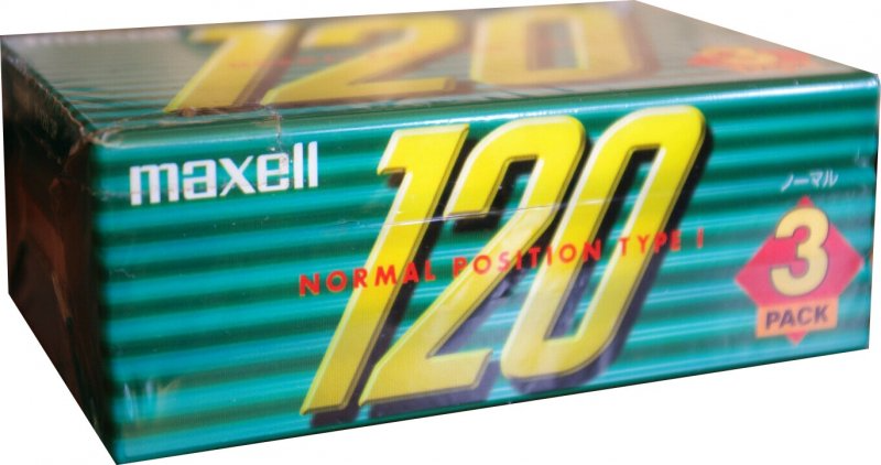 3 pack Maxell Y 120 "Y-120 3P" Type I Normal 2001 Japan