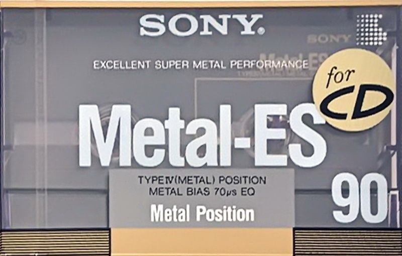 Compact Cassette: Sony  - Metal-ES 90