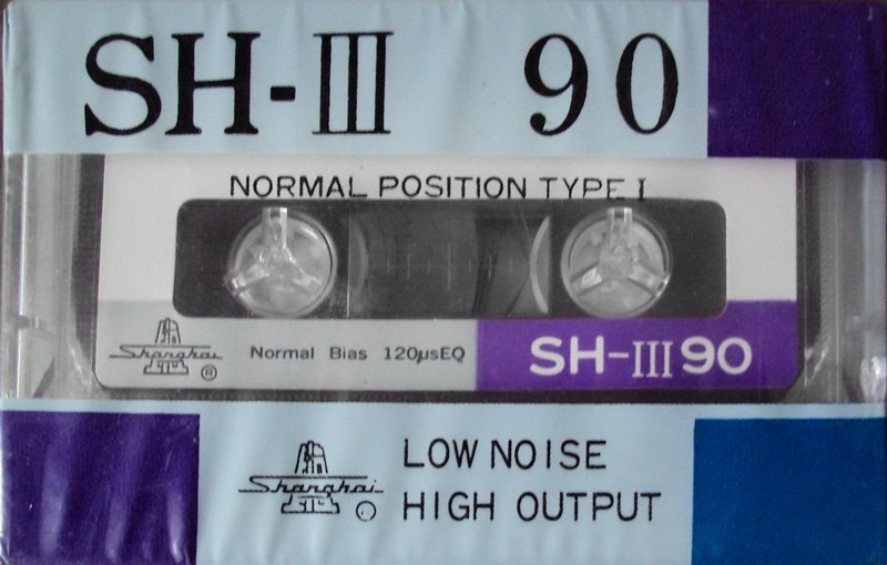 Compact Cassette Shanghai SH-III 90 Type I Normal China