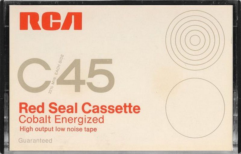 Compact Cassette: Unknown RCA - Red Seal 45