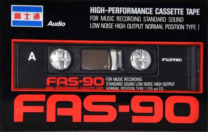 Compact Cassette Fujitsu FAS 90 Type I Normal Japan