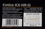 Compact Cassette Konica KX-HR 60 Type II Chrome 1987 Europe