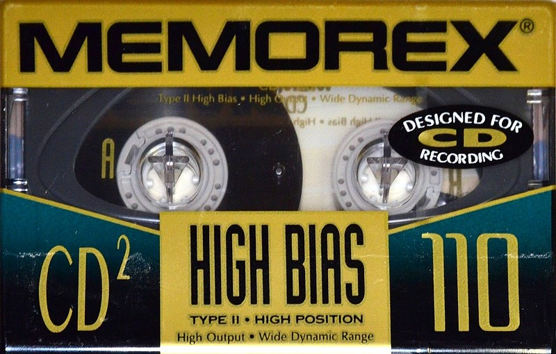 Compact Cassette Memorex CD 2 110 Type II Chrome 1995 Canada, USA