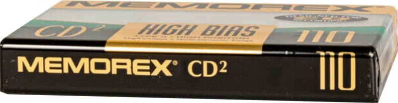 Compact Cassette Memorex CD 2 110 Type II Chrome 1995 Canada, USA