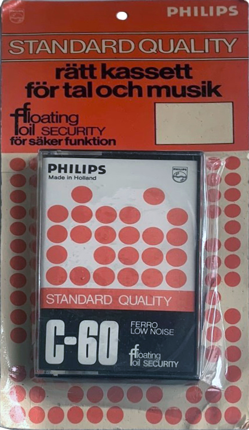 Blister Philips Standard Quality 60 Type I Normal 1975 Netherlands