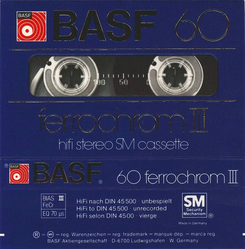 Compact Cassette: BASF  - Ferrochrom III 60