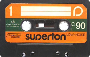 Compact Cassette Superton 90 Type I Normal East Europe