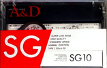 Compact Cassette A&D SG 10 Type I Normal 1989 Japan