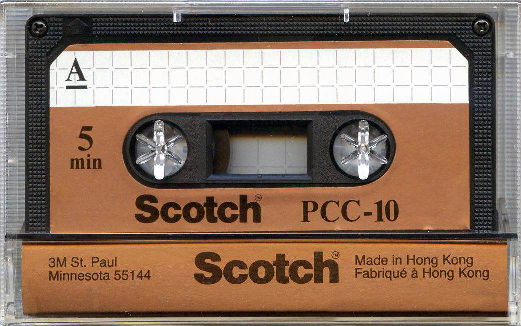 Compact Cassette Scotch 10 "PCC" Computer Cassette 1983 Europe