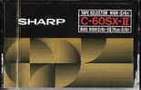 Compact Cassette Sharp SX 60 Type II Chrome 1979 Worldwide