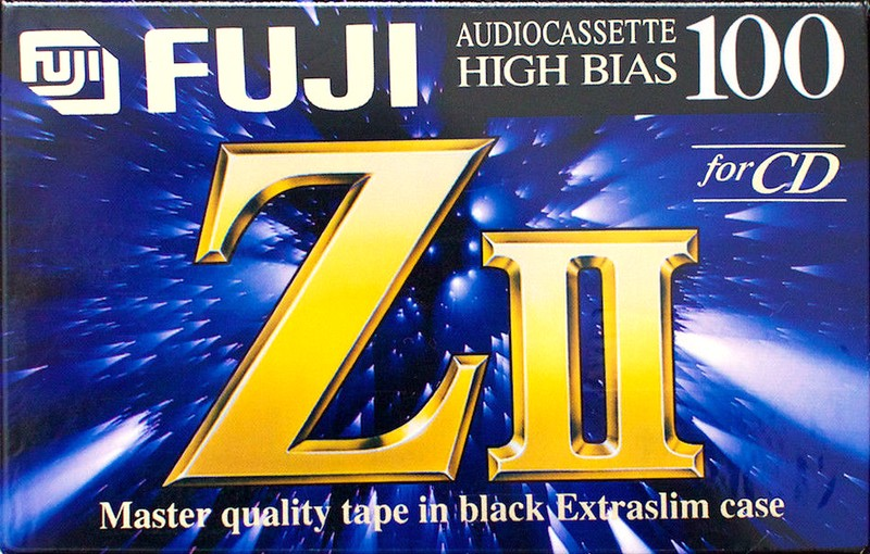 Compact Cassette Fuji Z II 100 Type II Chrome 1998 North America