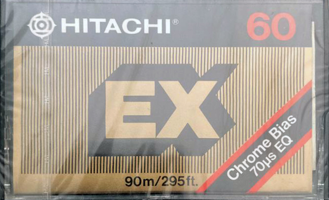 Compact Cassette Hitachi EX 60 Type II Chrome 1981 North America