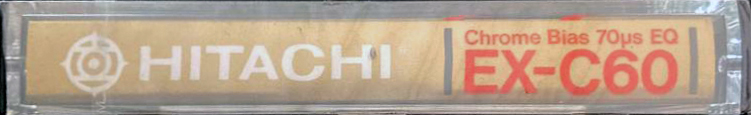 Compact Cassette Hitachi EX 60 Type II Chrome 1981 North America