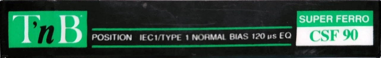 Compact Cassette TnB CSF 90 Type I Normal 1990 Europe