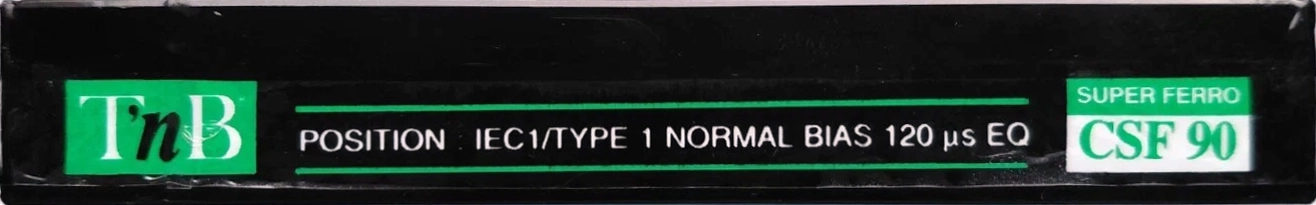 Compact Cassette TnB CSF 90 Type I Normal 1990 Europe