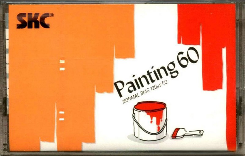 Compact Cassette SKC 60 "Painting" Type I Normal 1990 South Korea