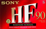 Compact Cassette Sony HF 90 Type I Normal 1998 Europe