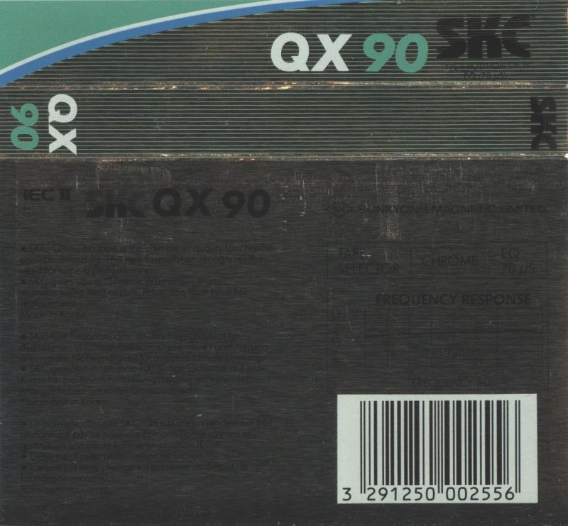 Compact Cassette: Sunkyong Magnetic Limited (SKM) SKC - QX 90