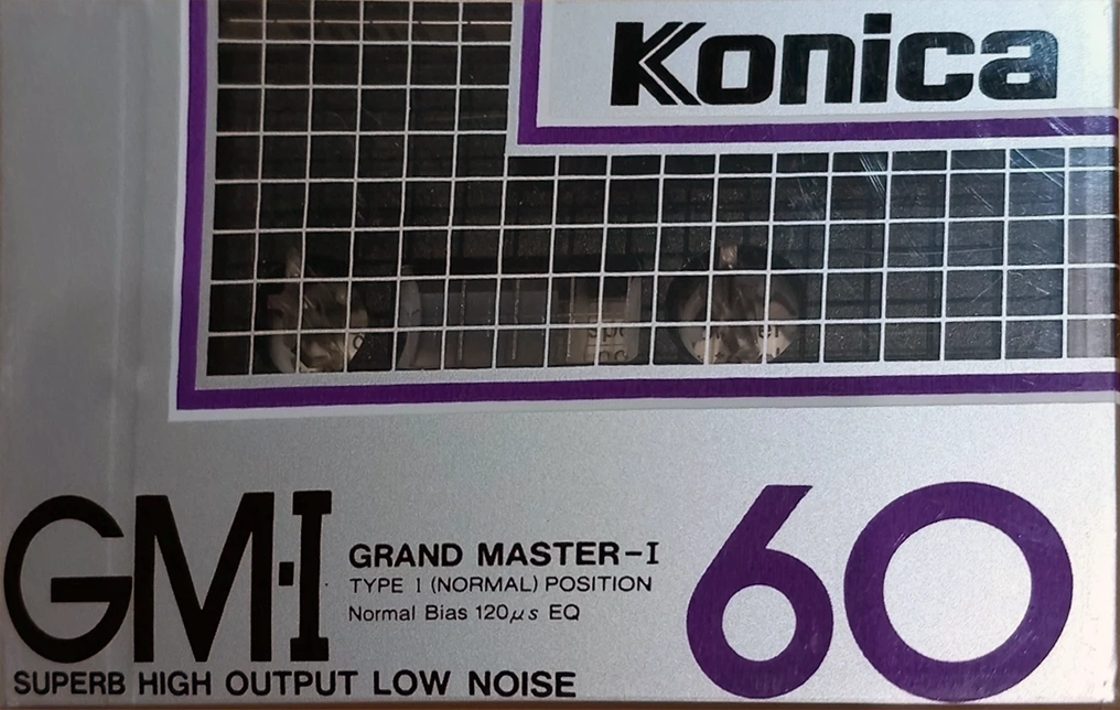 Compact Cassette Konica GM-I 60 "Grand Master I" Type I Normal 1985 USA