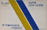 Compact Cassette Teknika 60 Type I Normal 1976 Japan