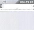 Compact Cassette JVC AFII 90 "AF2-90B" Type II Chrome 1992 North America