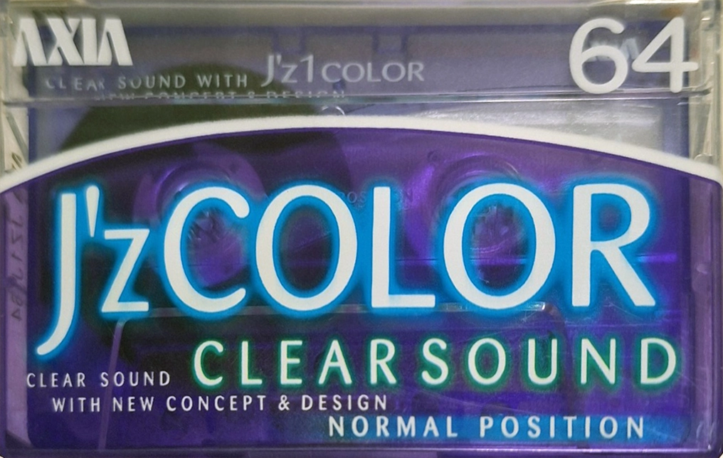 Compact Cassette AXIA J`z 1 Color 64 "JZ1J 64" Type I Normal 2002 Japan