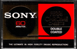 Compact Cassette Sony 60 "C-60FeCr" Type III Ferro Chrome 1976 USA