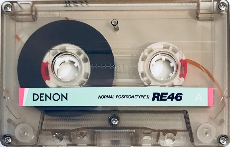 Compact Cassette Denon RE 46 Type I Normal 1987 Japan