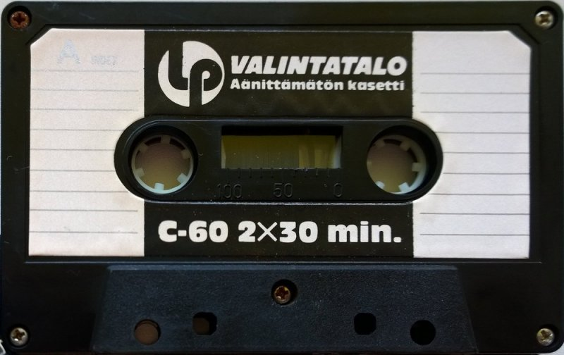 Compact Cassette Valintatalo 60 Type II Chrome 1985 Finland