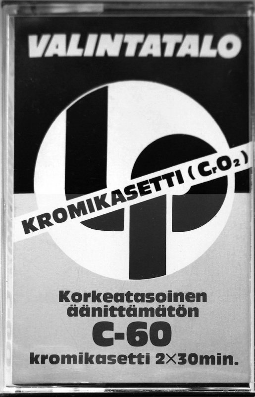 Compact Cassette Valintatalo 60 Type II Chrome 1985 Finland