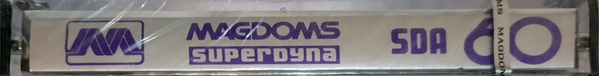 Compact Cassette Magdoms SDA 60 "Superdyna" Type I Normal 1983 Worldwide