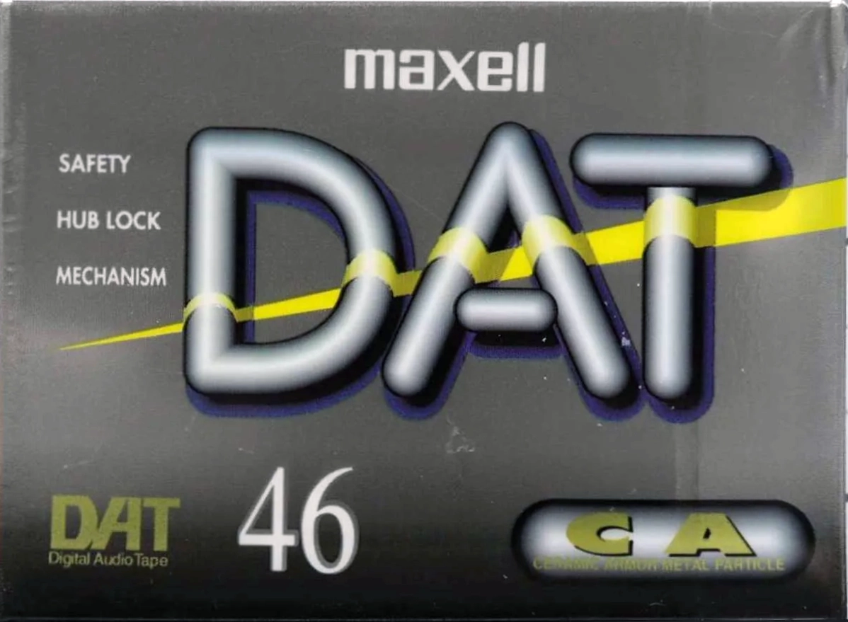 Digital Audio Tape Maxell 46 Type IV Metal 1993 Japan