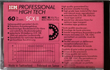 Compact Cassette ICM SCX II 60 Type II Chrome 1989 Europe