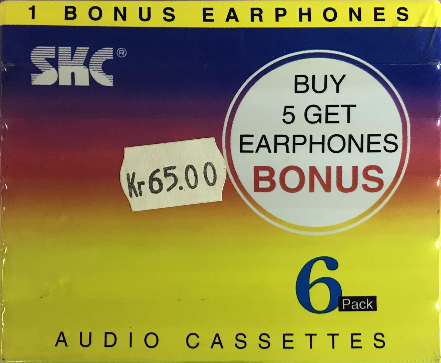 5 pack SKC GX 90 Type I Normal 1995 Europe