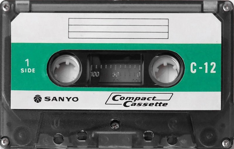 Compact Cassette Sanyo 12 Type I Normal 1981 Japan