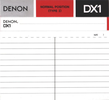 Compact Cassette Denon DX1 90 "DX1-90TE" Type I Normal 1992 Europe