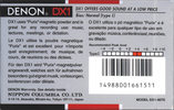 Compact Cassette Denon DX1 90 "DX1-90TE" Type I Normal 1992 Europe